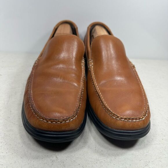 Cole Haan Mens Keating Venetian II Brown Leather Slip On Loafers C11403 Sz 12 - Picture 3 of 8